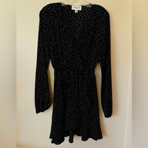 Black and white party dress